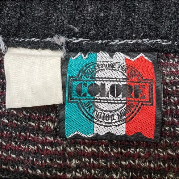 Vintage Argyle Grandpa Sweater Gray Red Fall Winter Preppy Classic Men’s Large - Picture 2 of 7